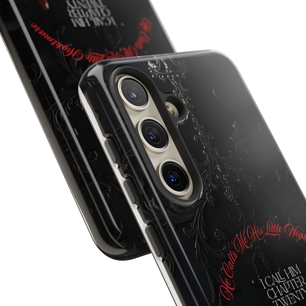 Phone Case - 'He Calls Me His Little Nightmare — I Call Him Chapter Twenty-Three' - Dark Fantasy Energy