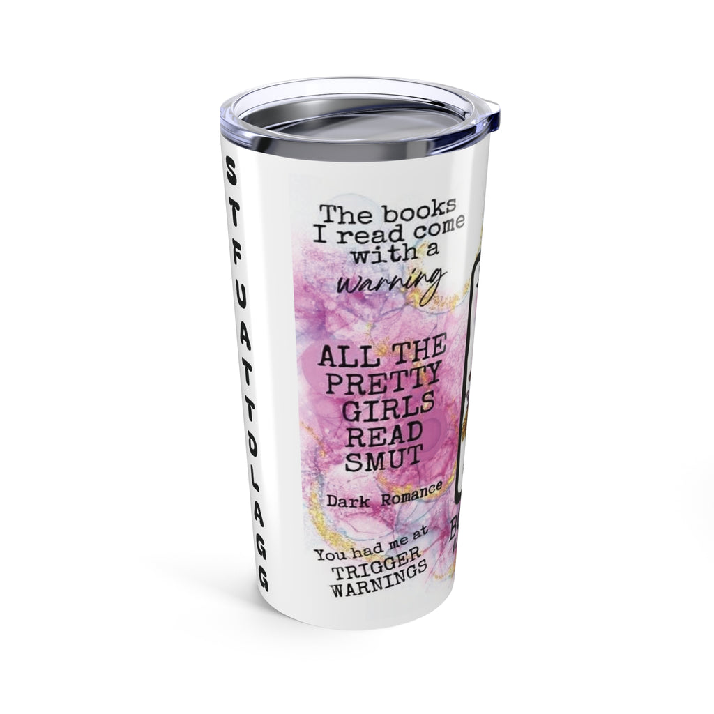 20oz Book Lover Tumbler — “I Like My Fairy-Tales Dark & Dirty” Literary Travel Mug