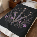 Midnight Court Celestial Sword Velveteen Plush Blanket