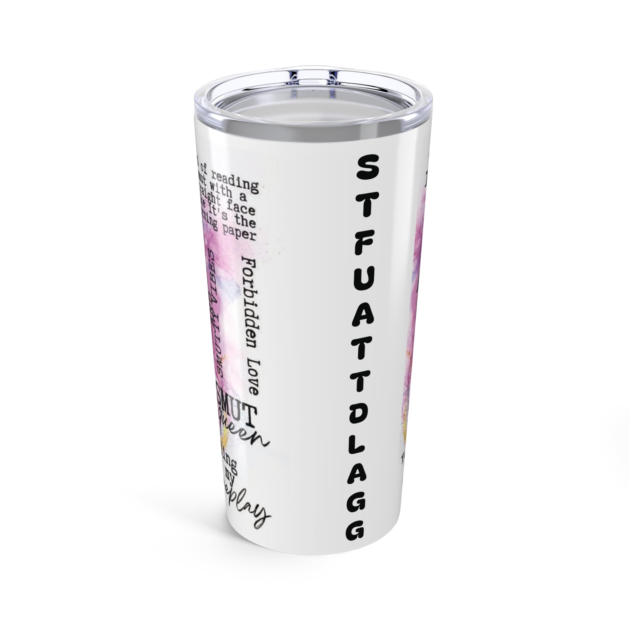 20oz Book Lover Tumbler — “I Like My Fairy-Tales Dark & Dirty” Literary Travel Mug