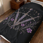 Midnight Court Celestial Sword Velveteen Plush Blanket