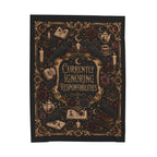 Currently Ignoring Responsibilities Plush Velveteen Throw Blanket