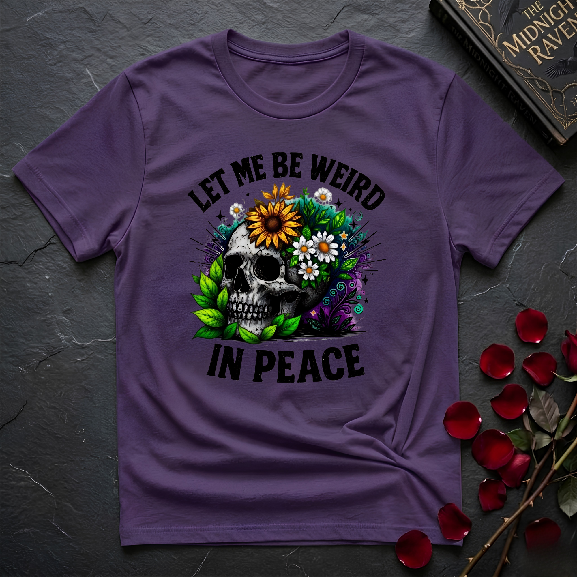 Full Color Let Me Be Weird In Peace T-Shirt