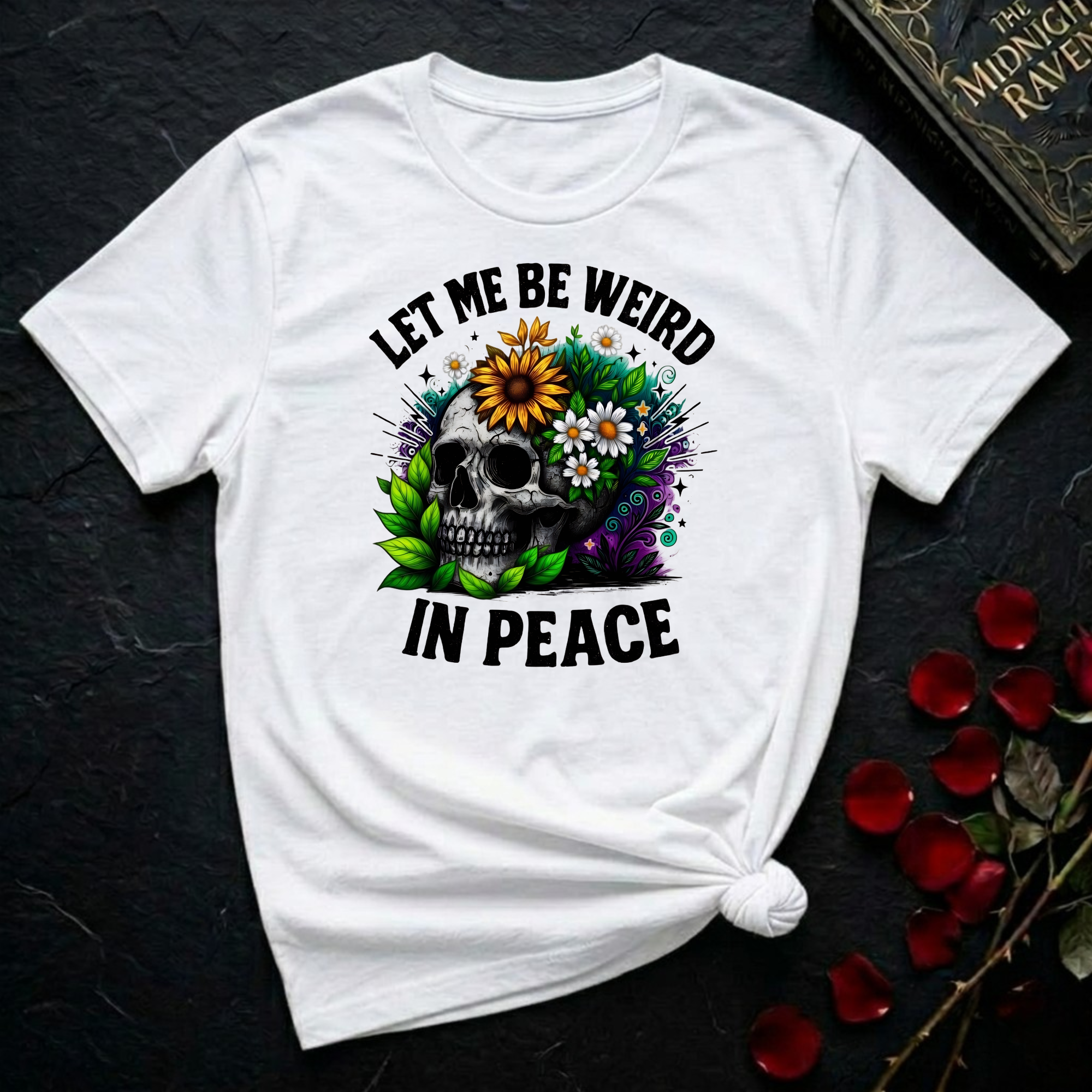 Full Color Let Me Be Weird In Peace T-Shirt