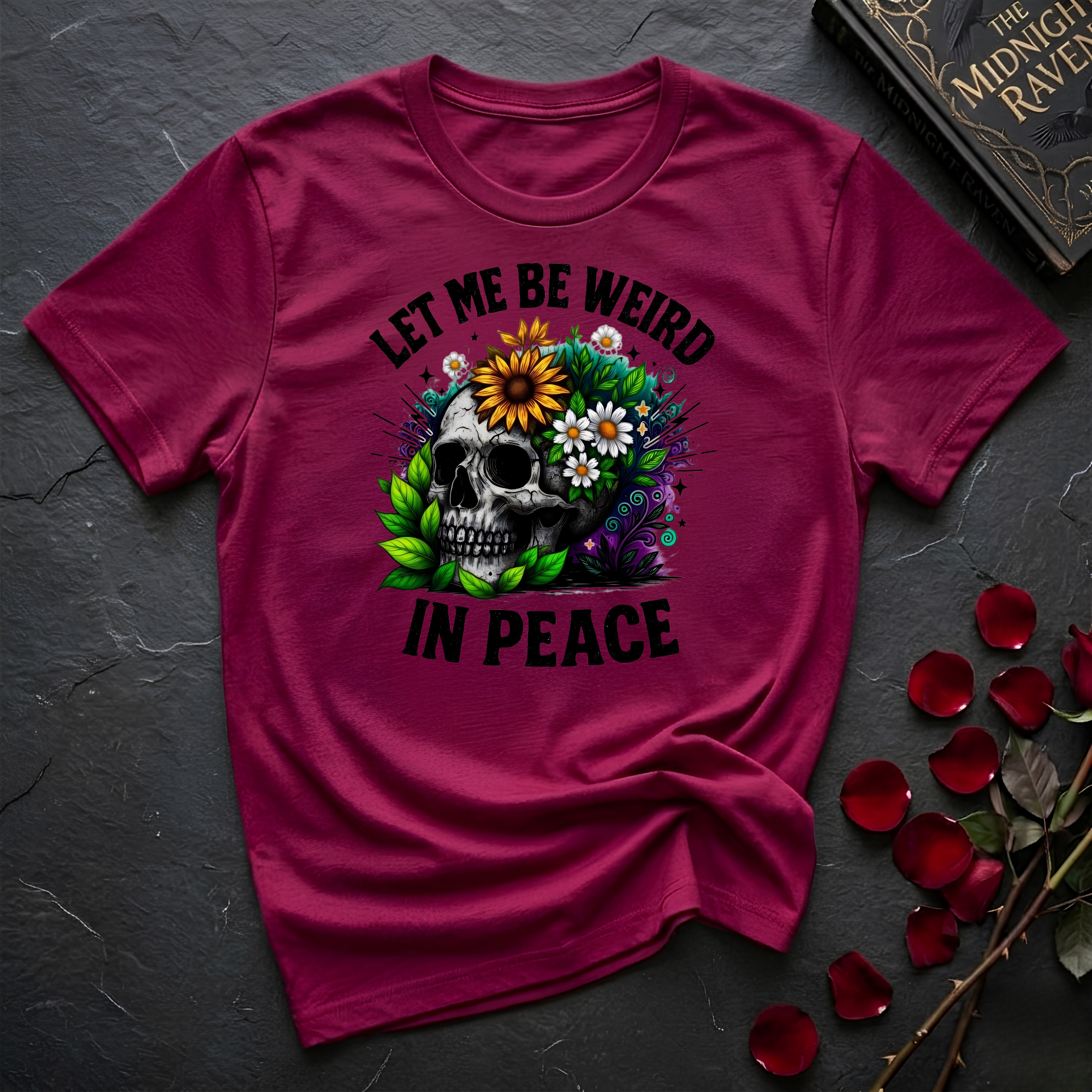 Full Color Let Me Be Weird In Peace T-Shirt