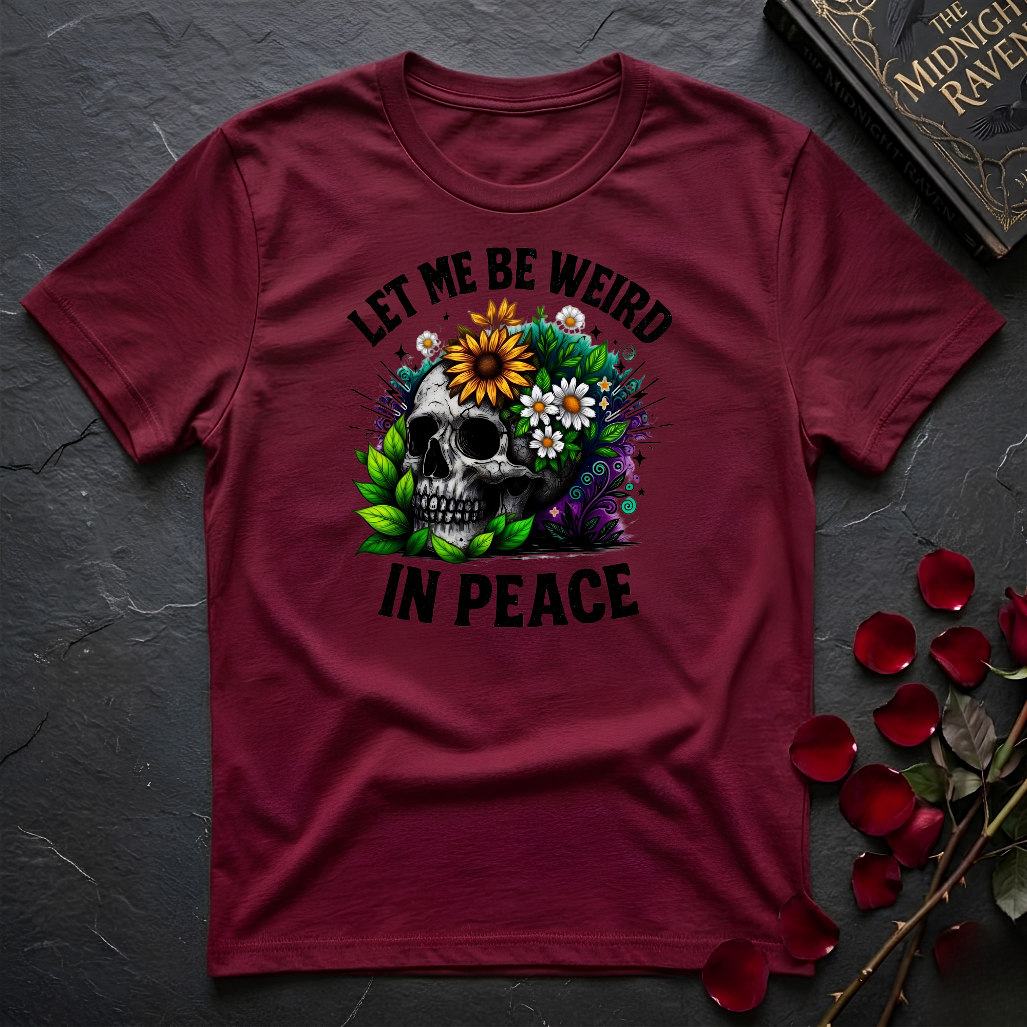 Full Color Let Me Be Weird In Peace T-Shirt