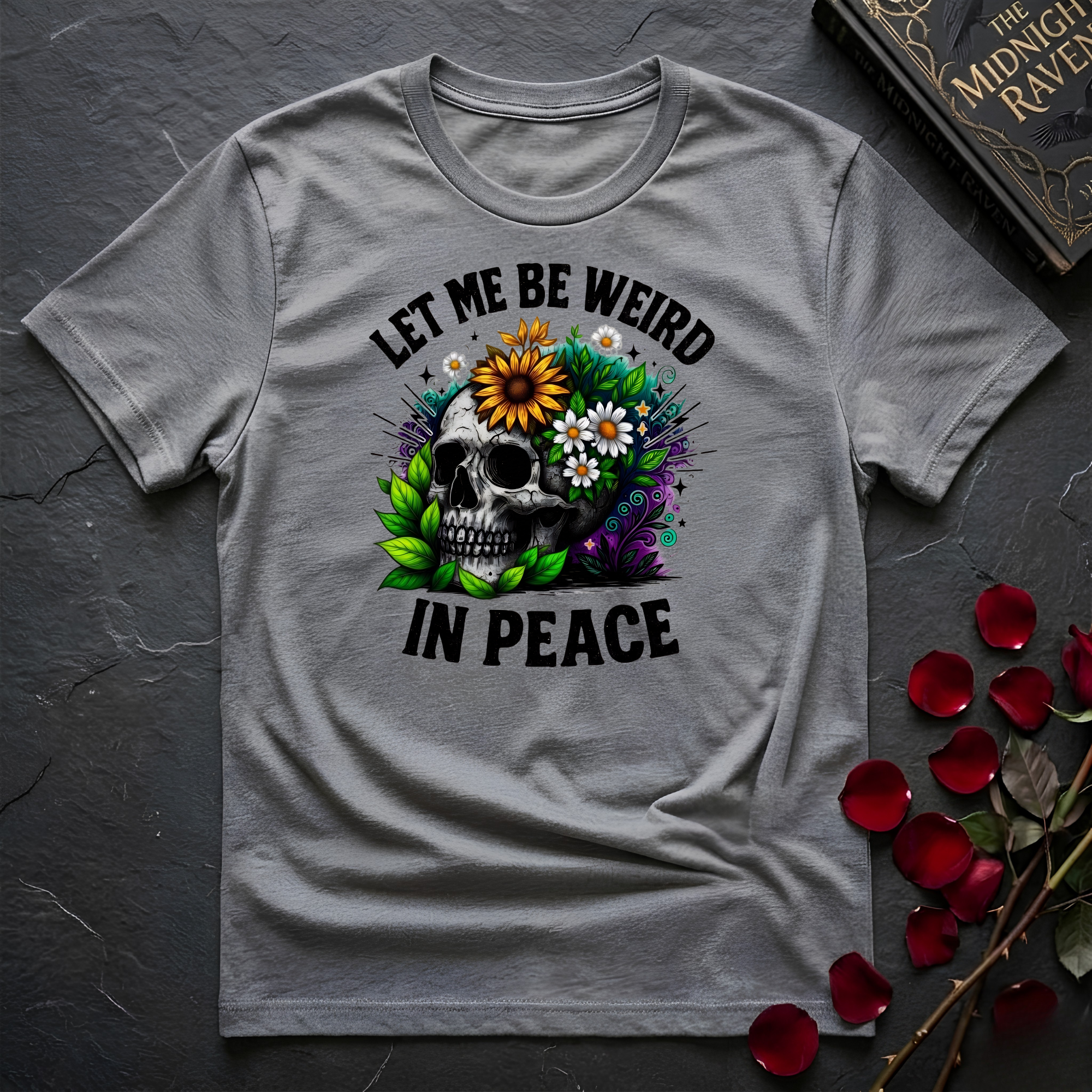 Full Color Let Me Be Weird In Peace T-Shirt