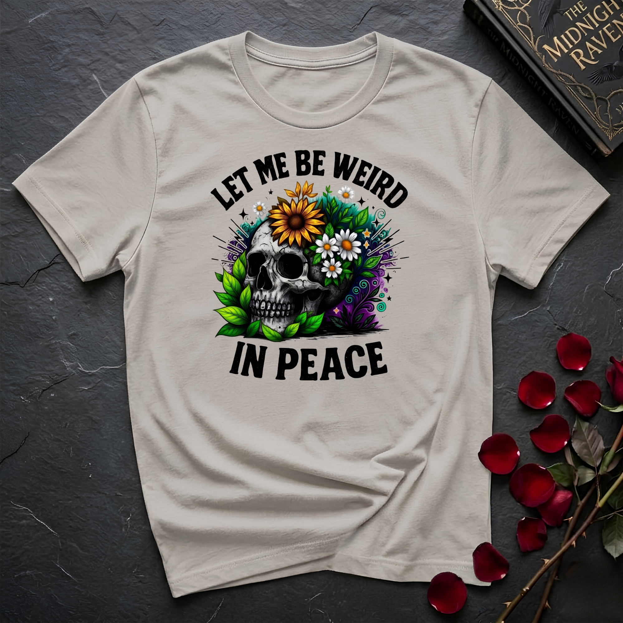 Full Color Let Me Be Weird In Peace T-Shirt