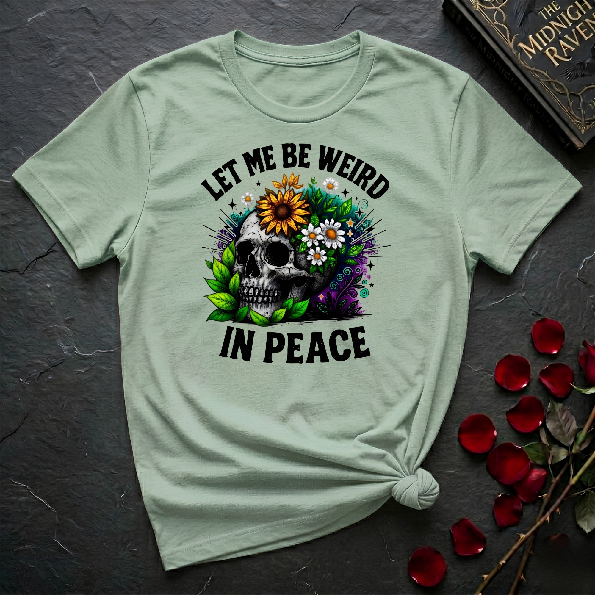 Full Color Let Me Be Weird In Peace T-Shirt