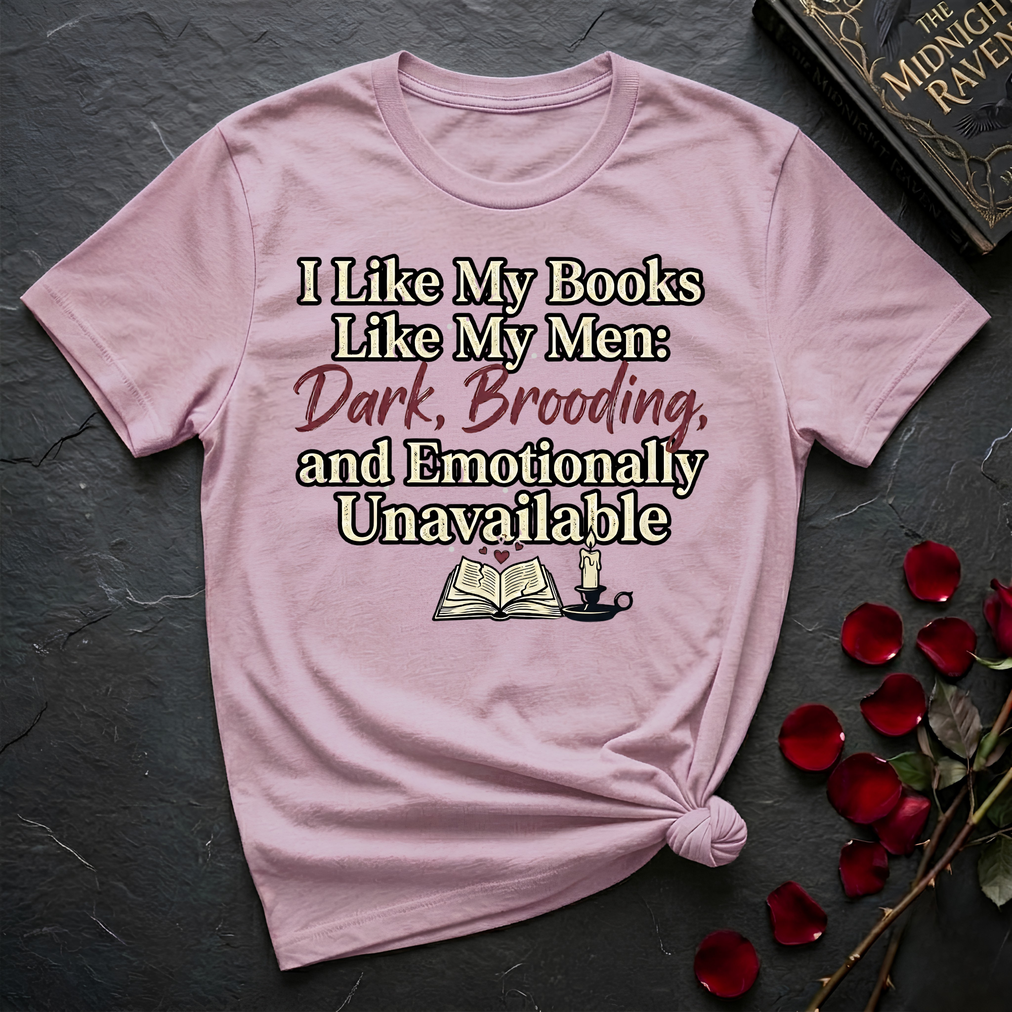 I Like My Books Like My Men T-Shirt