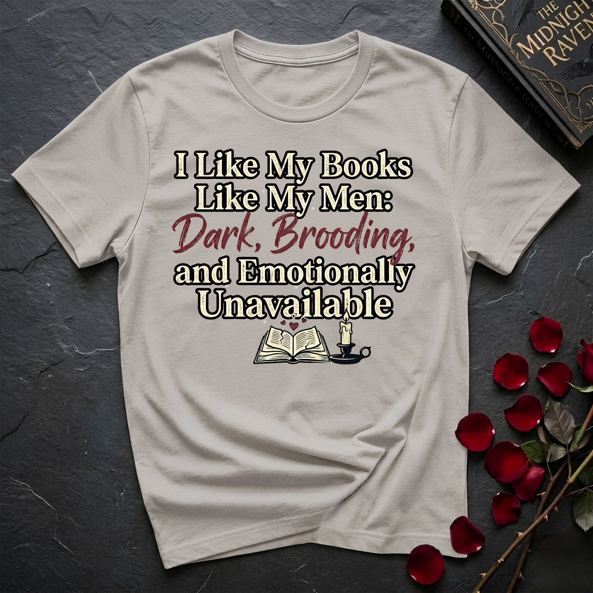 I Like My Books Like My Men T-Shirt