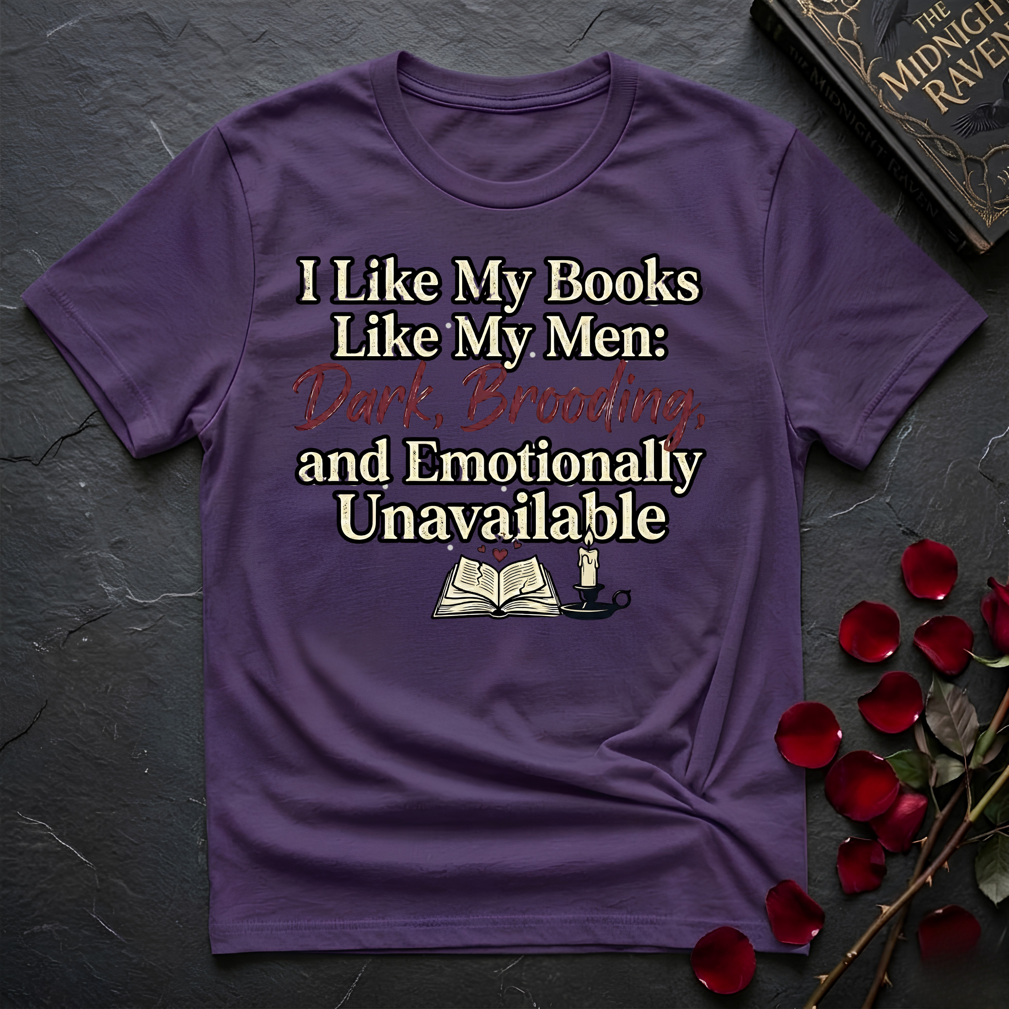 I Like My Books Like My Men T-Shirt