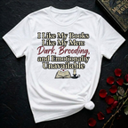I Like My Books Like My Men T-Shirt