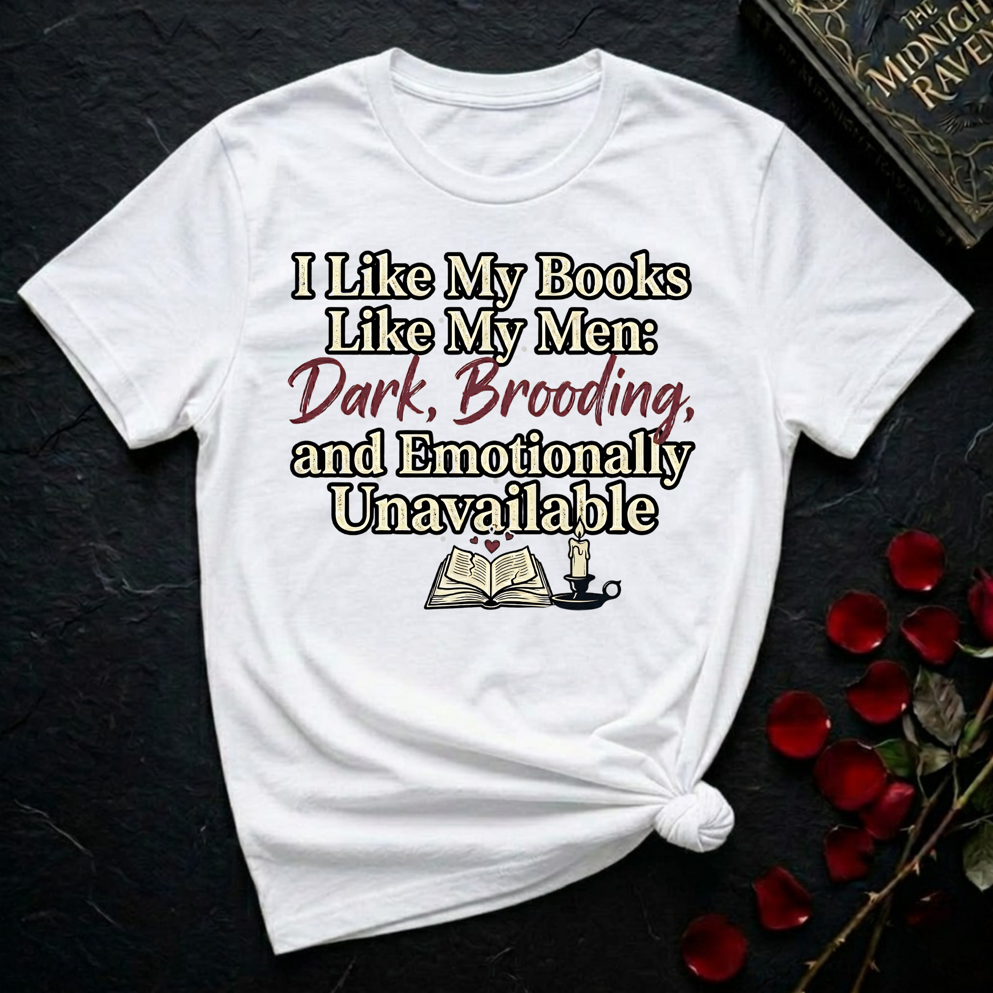 I Like My Books Like My Men T-Shirt