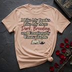I Like My Books Like My Men T-Shirt