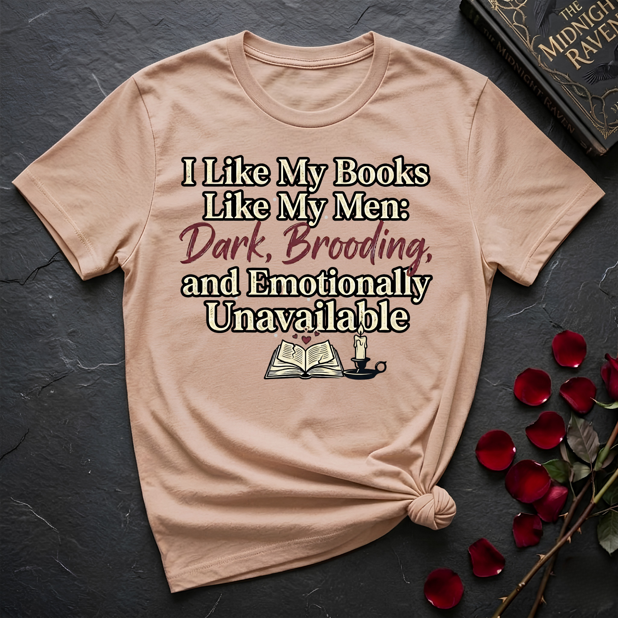 I Like My Books Like My Men T-Shirt