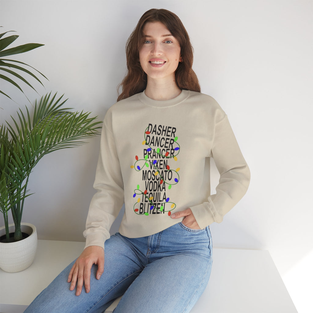 Boozy Reindeer Christmas Sweatshirt