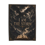I Am The Storm Dragon Throw Blanket