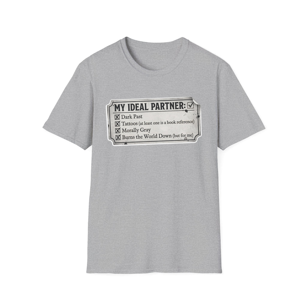 My Ideal Partner Checklist T-Shirt