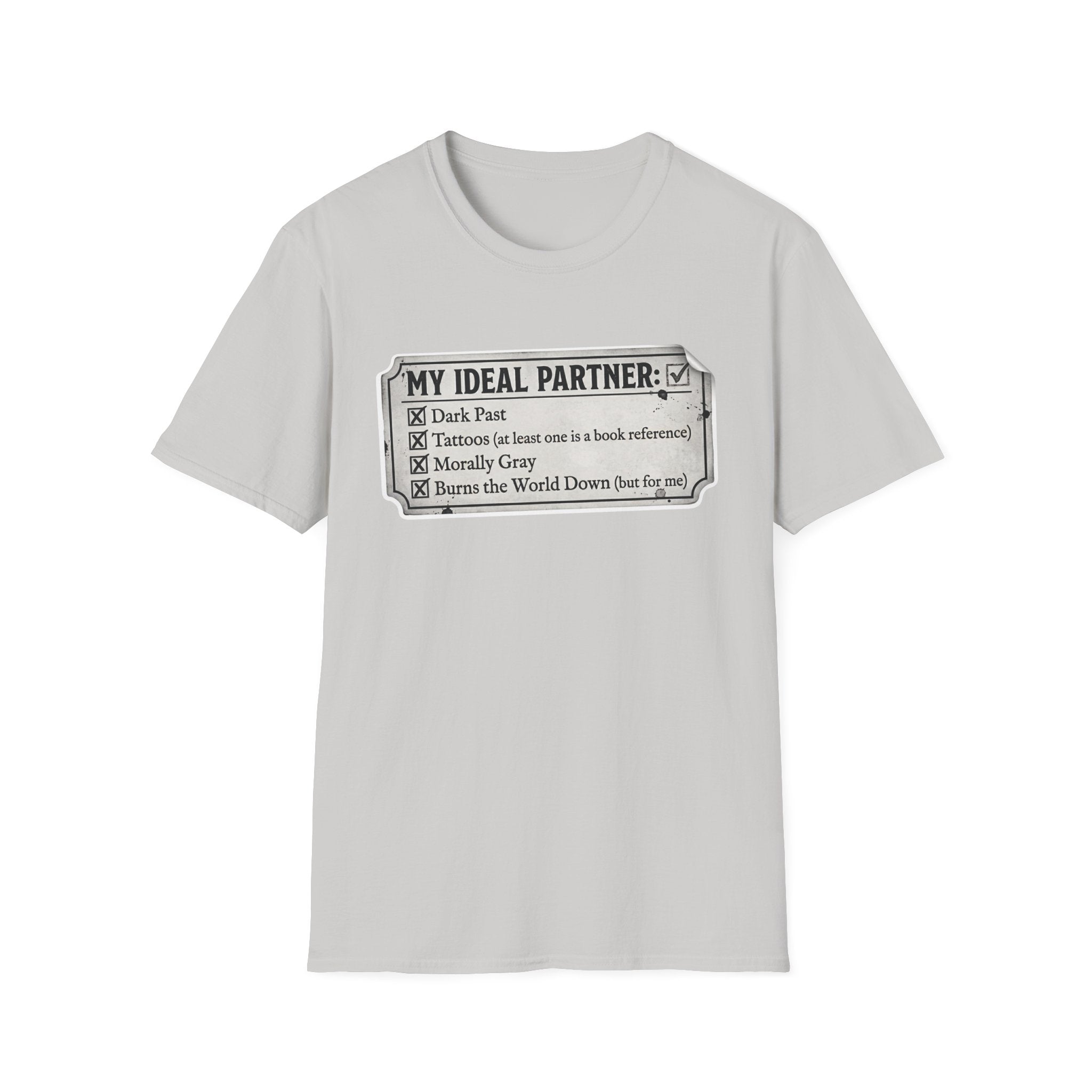 My Ideal Partner Checklist T-Shirt