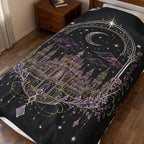 The Stars Called You Home...Celestial Castle Throw Blanket