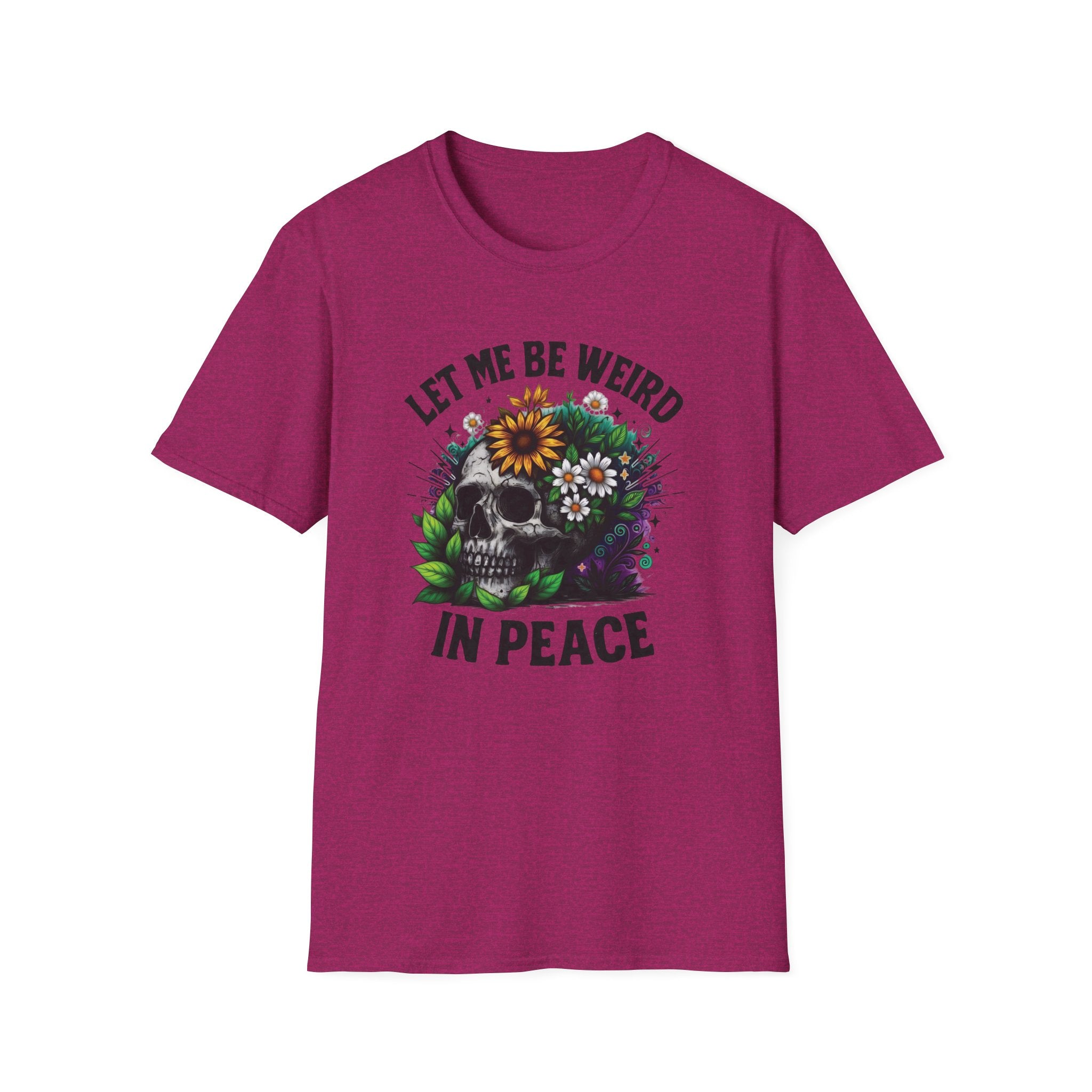 Full Color Let Me Be Weird In Peace T-Shirt