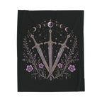 Midnight Court Celestial Sword Velveteen Plush Blanket