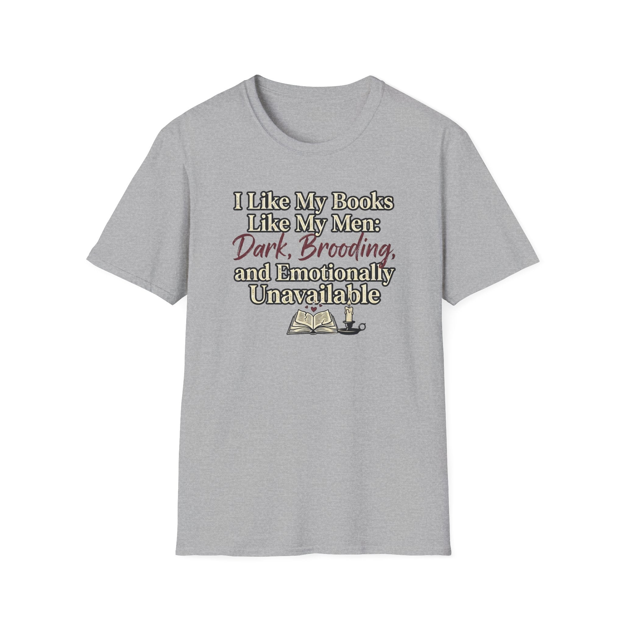 I Like My Books Like My Men T-Shirt