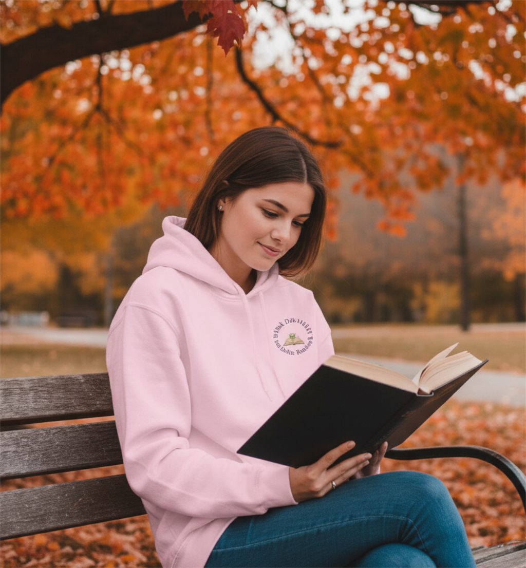 "I Prefer My Monsters To Be Well Read" Cozy Hoodie | Perfect Gift for Dark Romance Book Lovers, Unisex Casual Wear, Reading Appreciation, Halloween Apparel, Cozy Gift