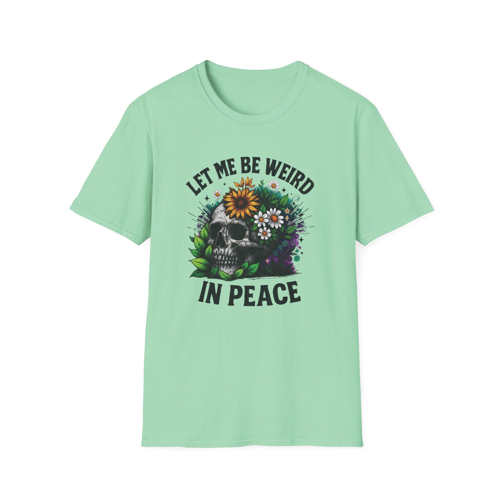 Full Color Let Me Be Weird In Peace T-Shirt