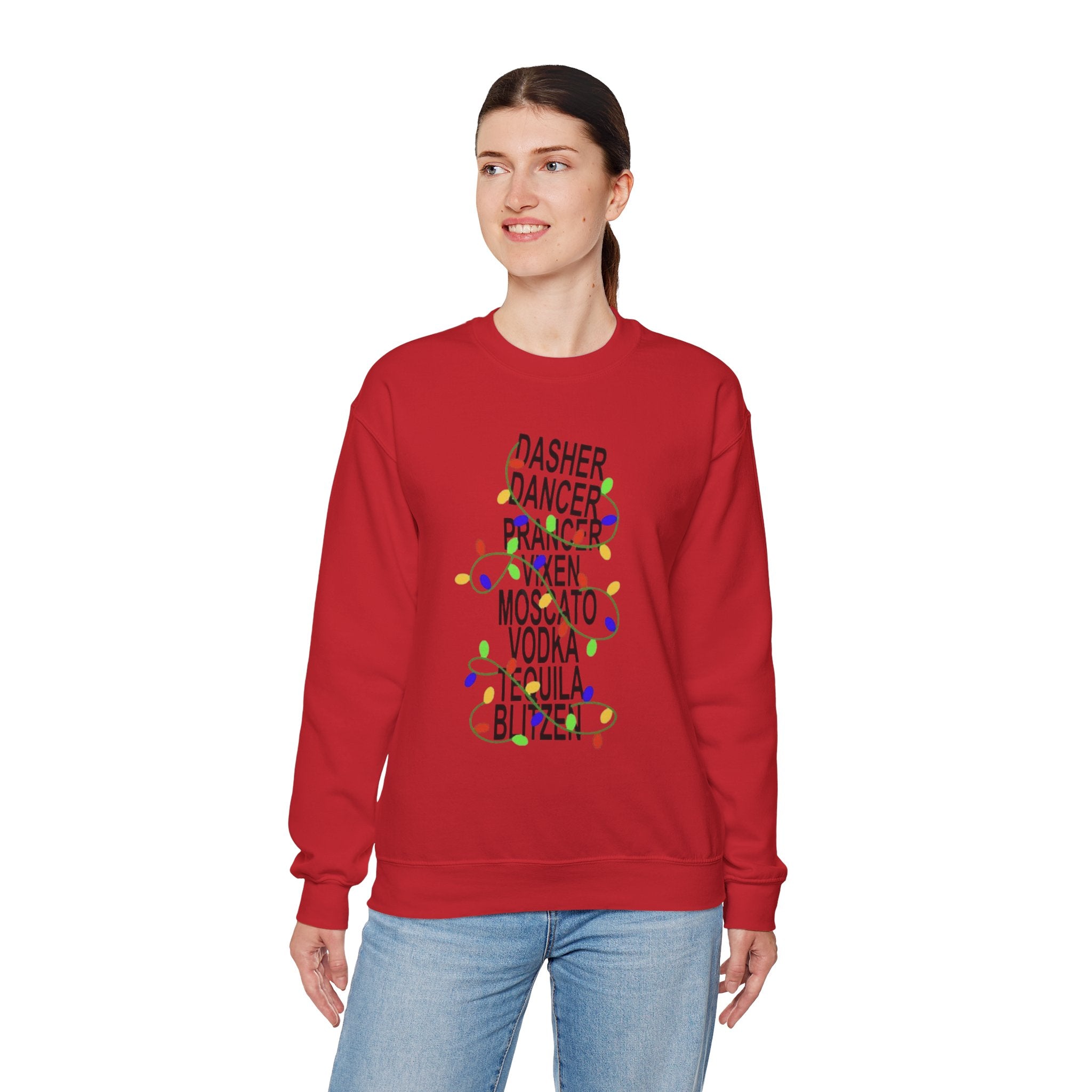 Boozy Reindeer Christmas Sweatshirt
