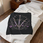 Midnight Court Celestial Sword Velveteen Plush Blanket