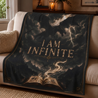 I Am Infinite Dragon Throw Blanket