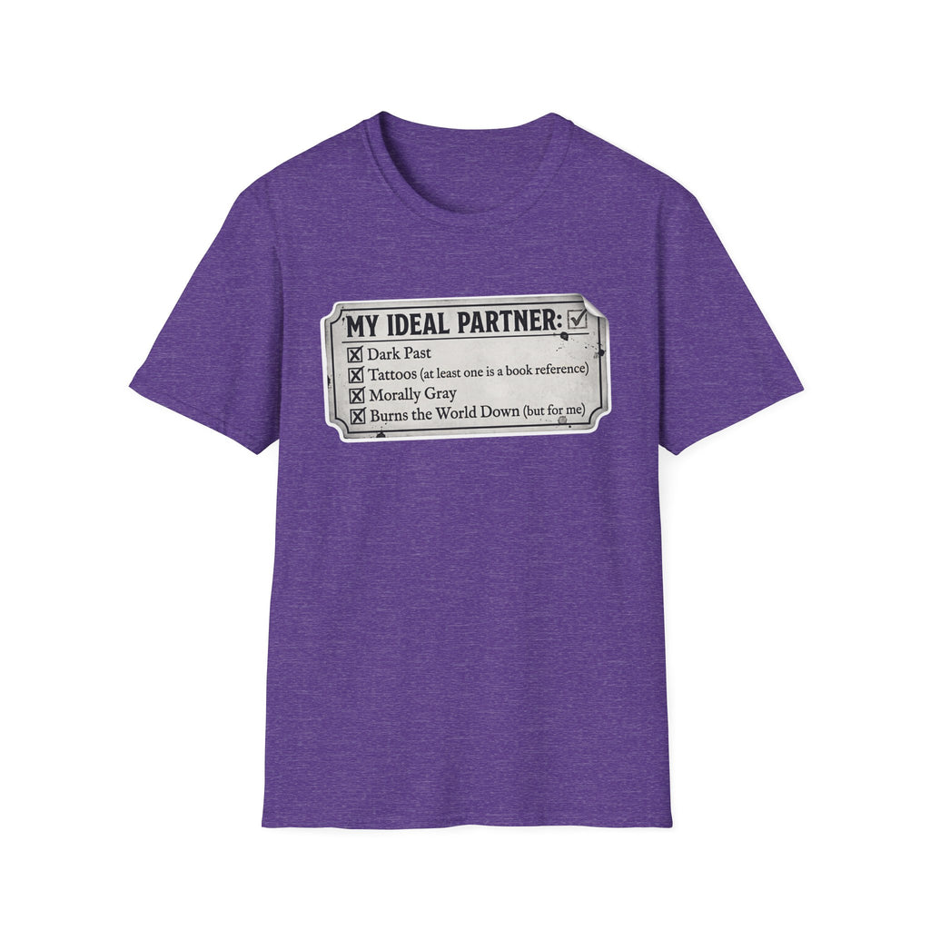 My Ideal Partner Checklist T-Shirt