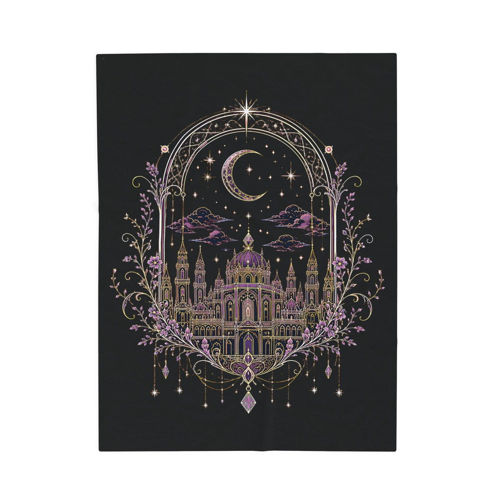 The Stars Called You Home...Celestial Castle Throw Blanket