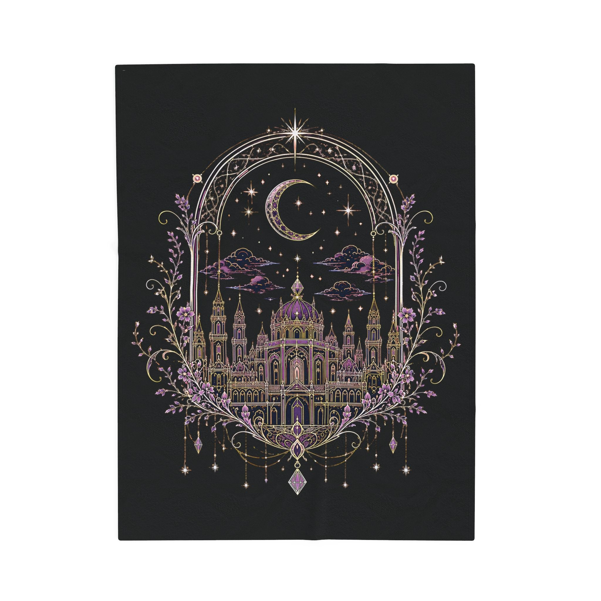 The Stars Called You Home...Celestial Castle Throw Blanket