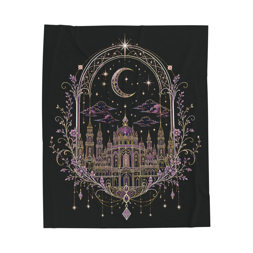 The Stars Called You Home...Celestial Castle Throw Blanket
