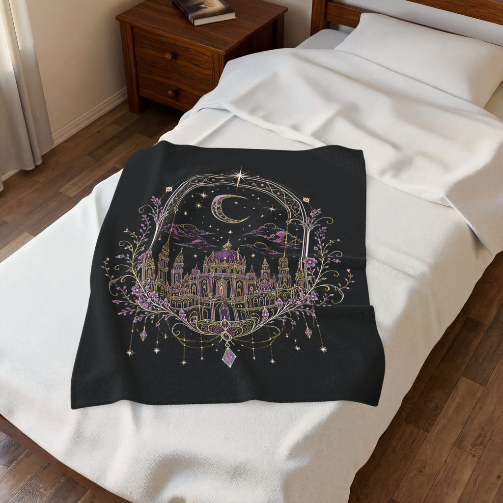 The Stars Called You Home...Celestial Castle Throw Blanket