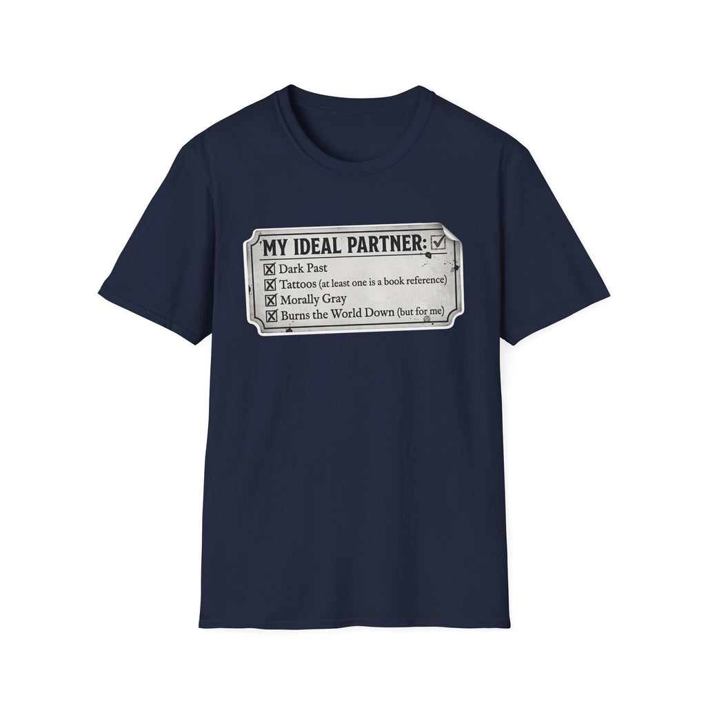 My Ideal Partner Checklist T-Shirt
