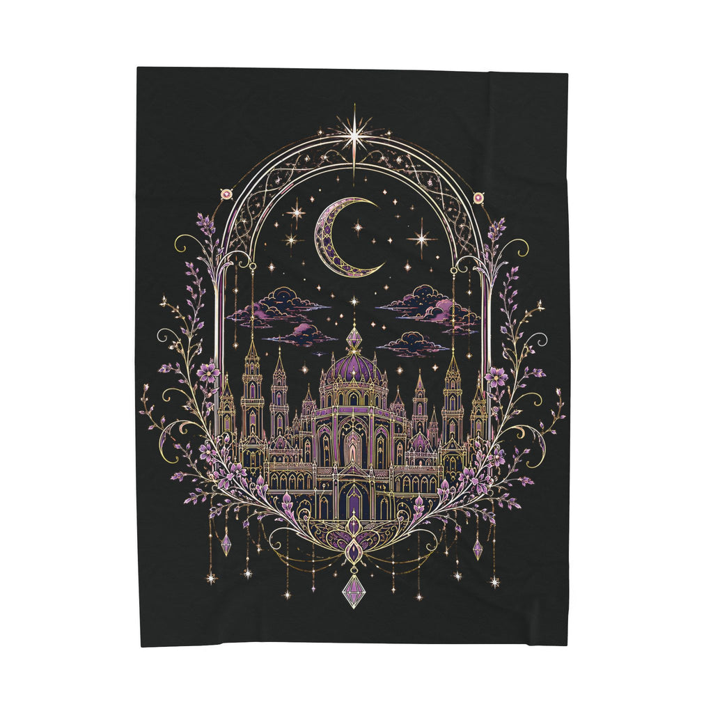 The Stars Called You Home...Celestial Castle Throw Blanket