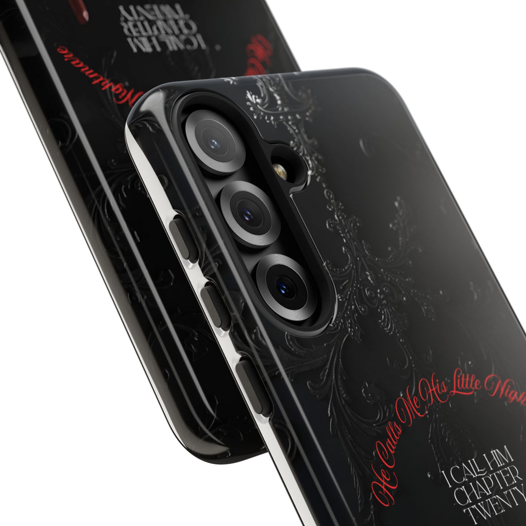 Phone Case - 'He Calls Me His Little Nightmare — I Call Him Chapter Twenty-Three' - Dark Fantasy Energy