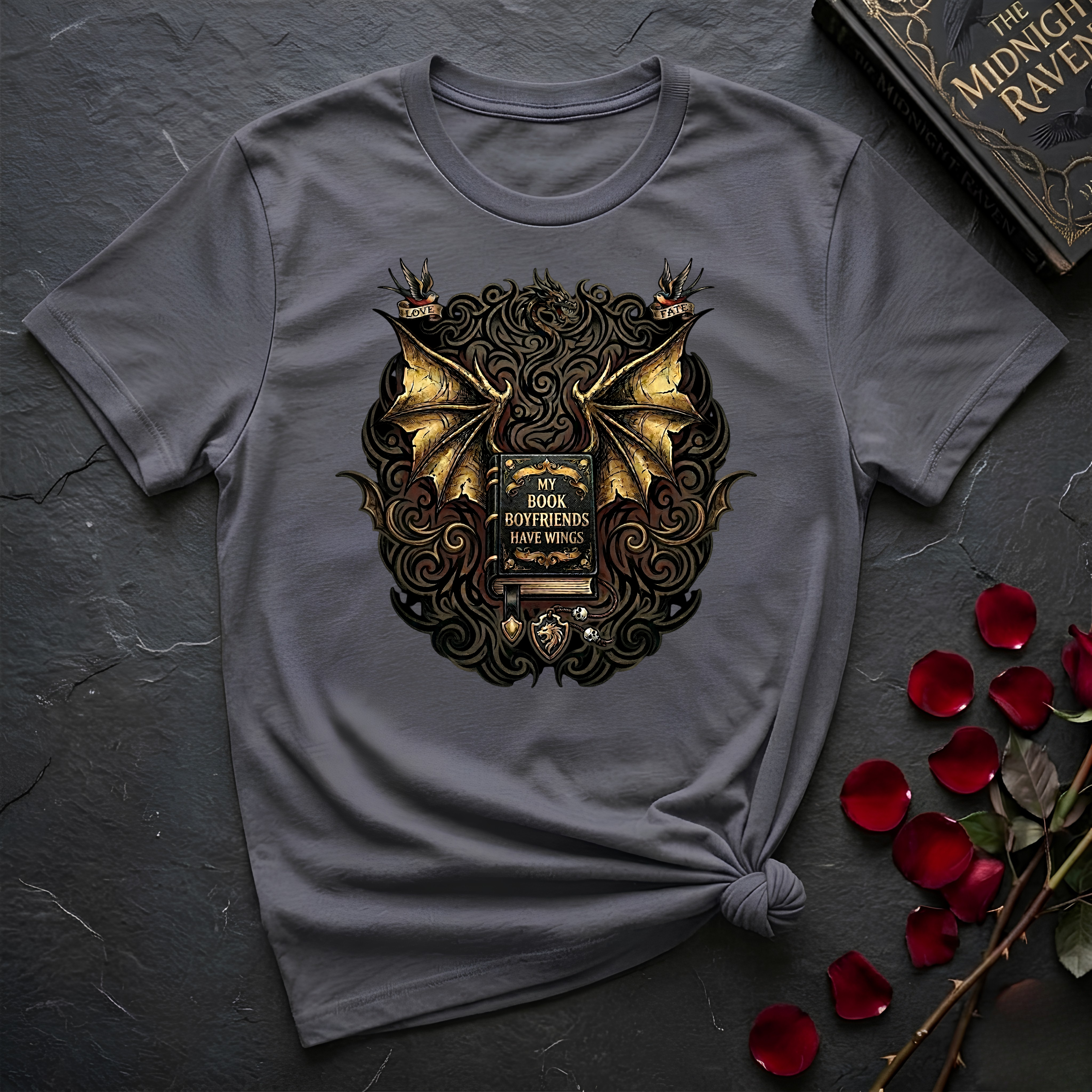 My Book Boyfriends Have Wings T-Shirt