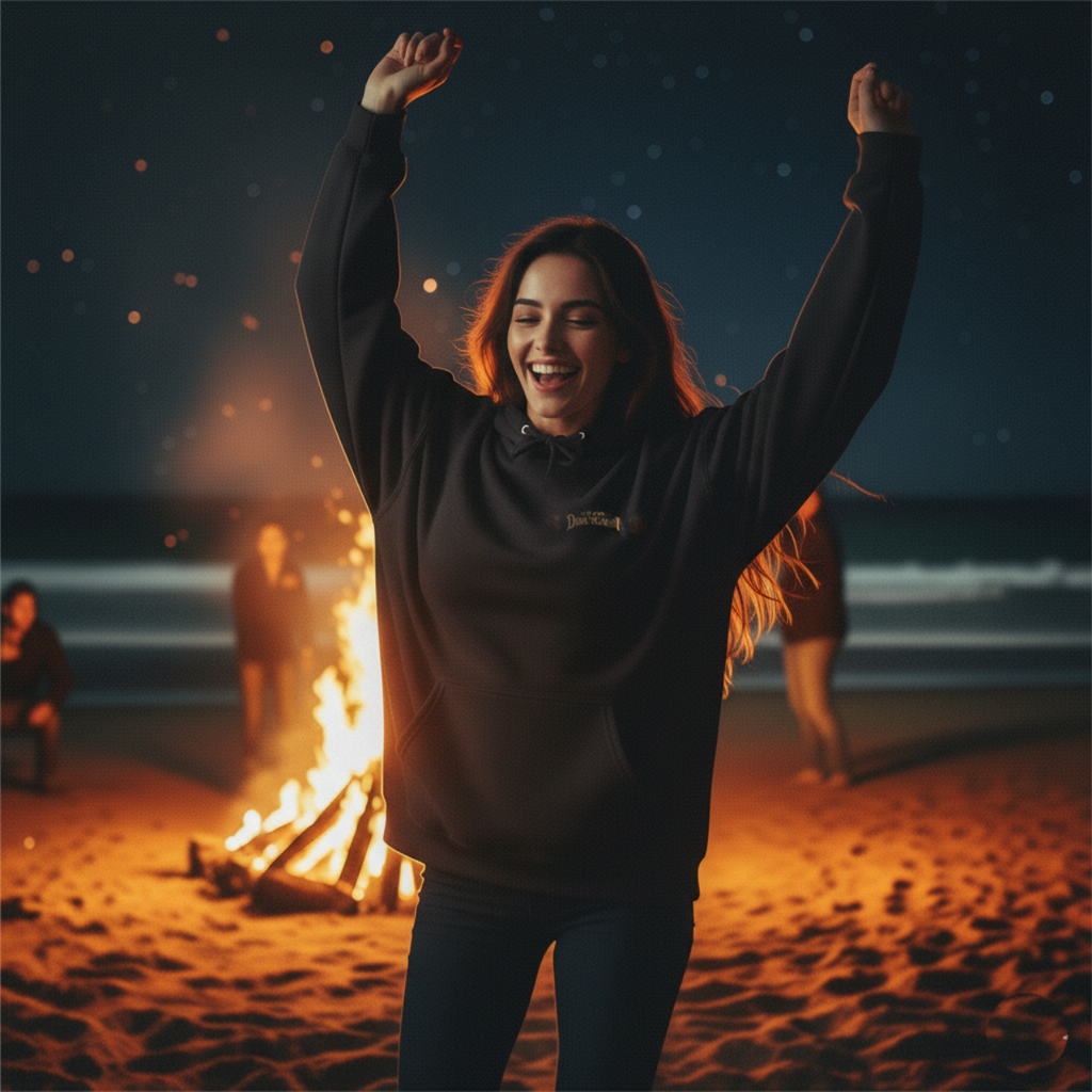 'Tis the Dark Season — Gothic Skull & Roses Aesthetic Hoodie | Dark Romance Bookish Girl Fall