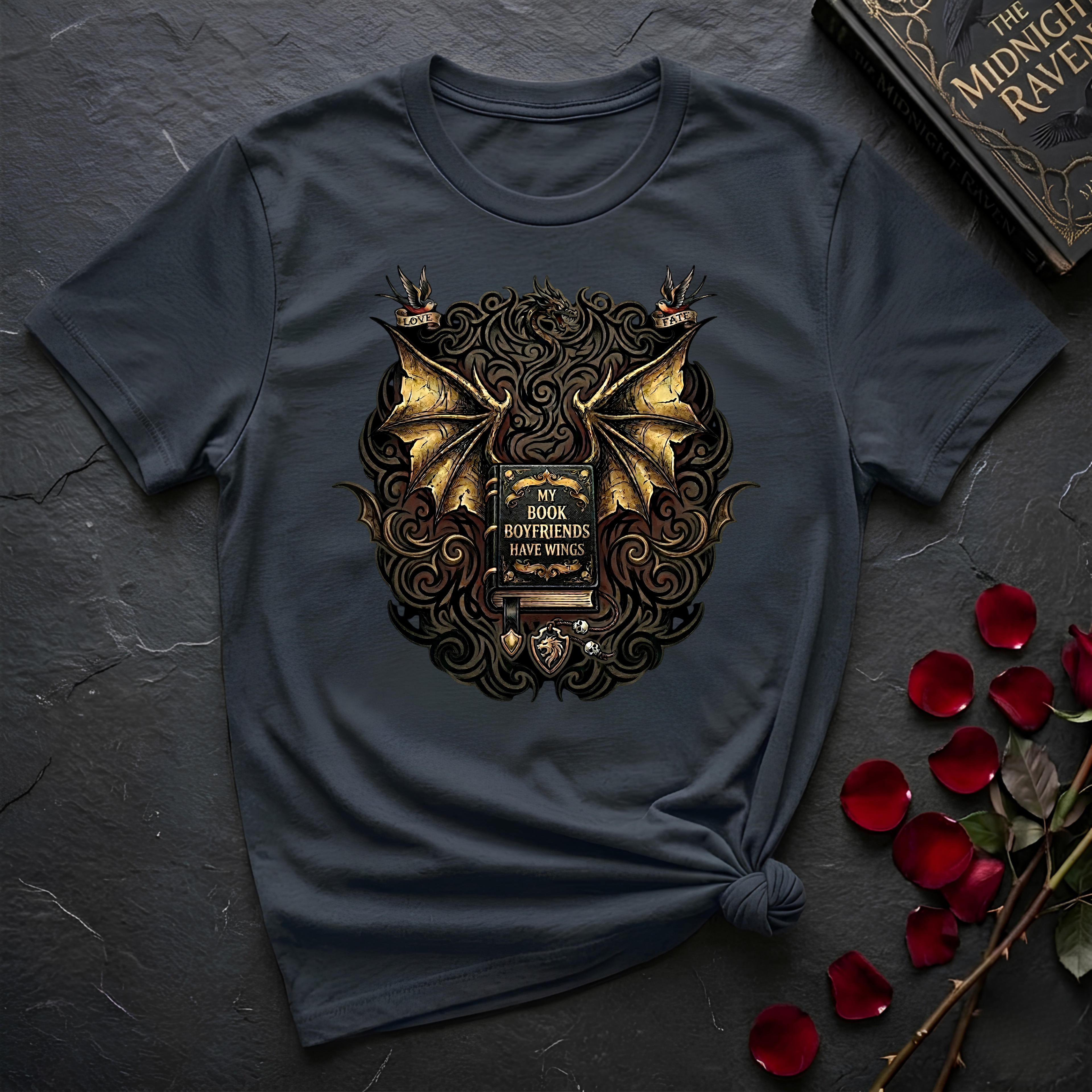 My Book Boyfriends Have Wings T-Shirt