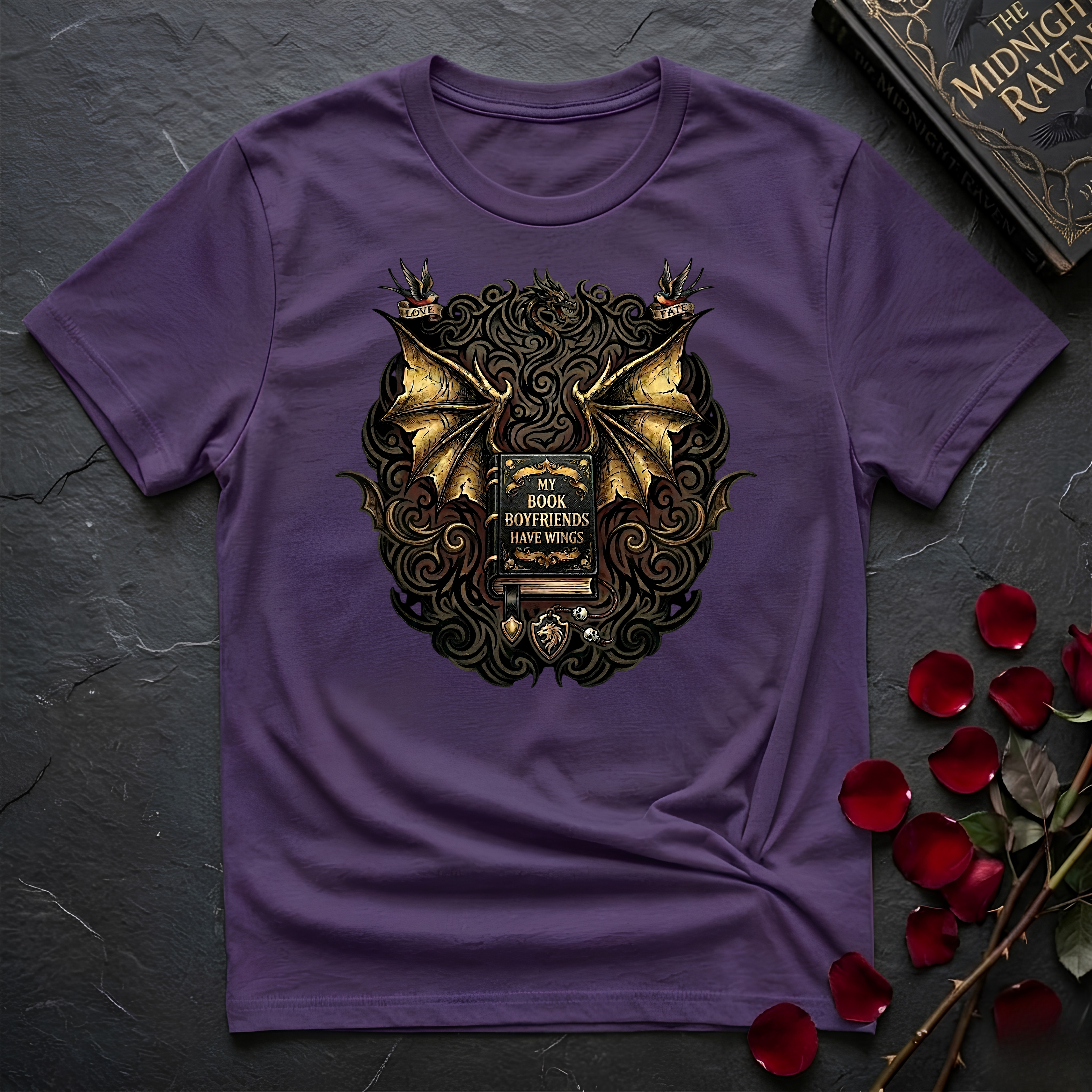 My Book Boyfriends Have Wings T-Shirt