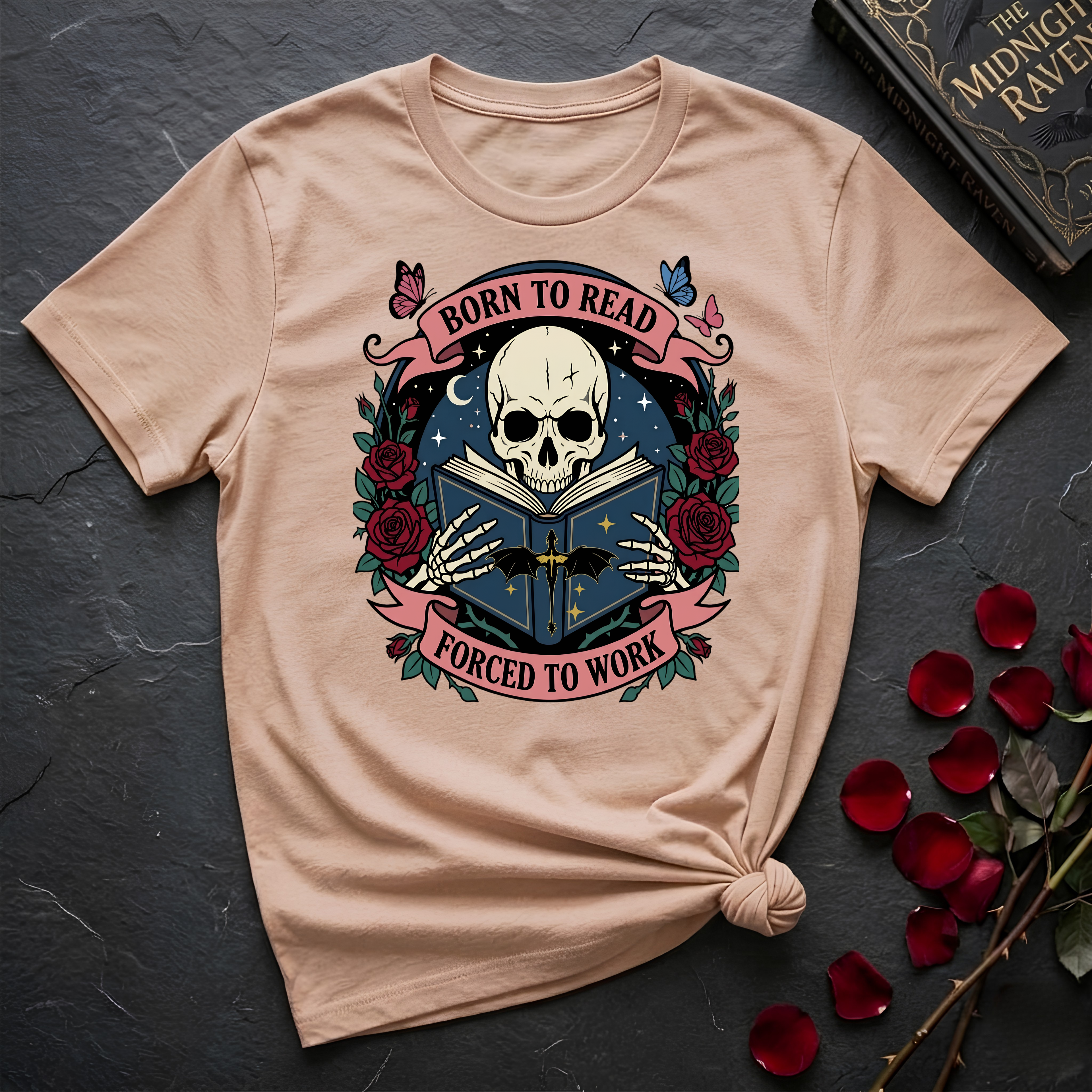 Born To Read...Forced To Work T-Shirt