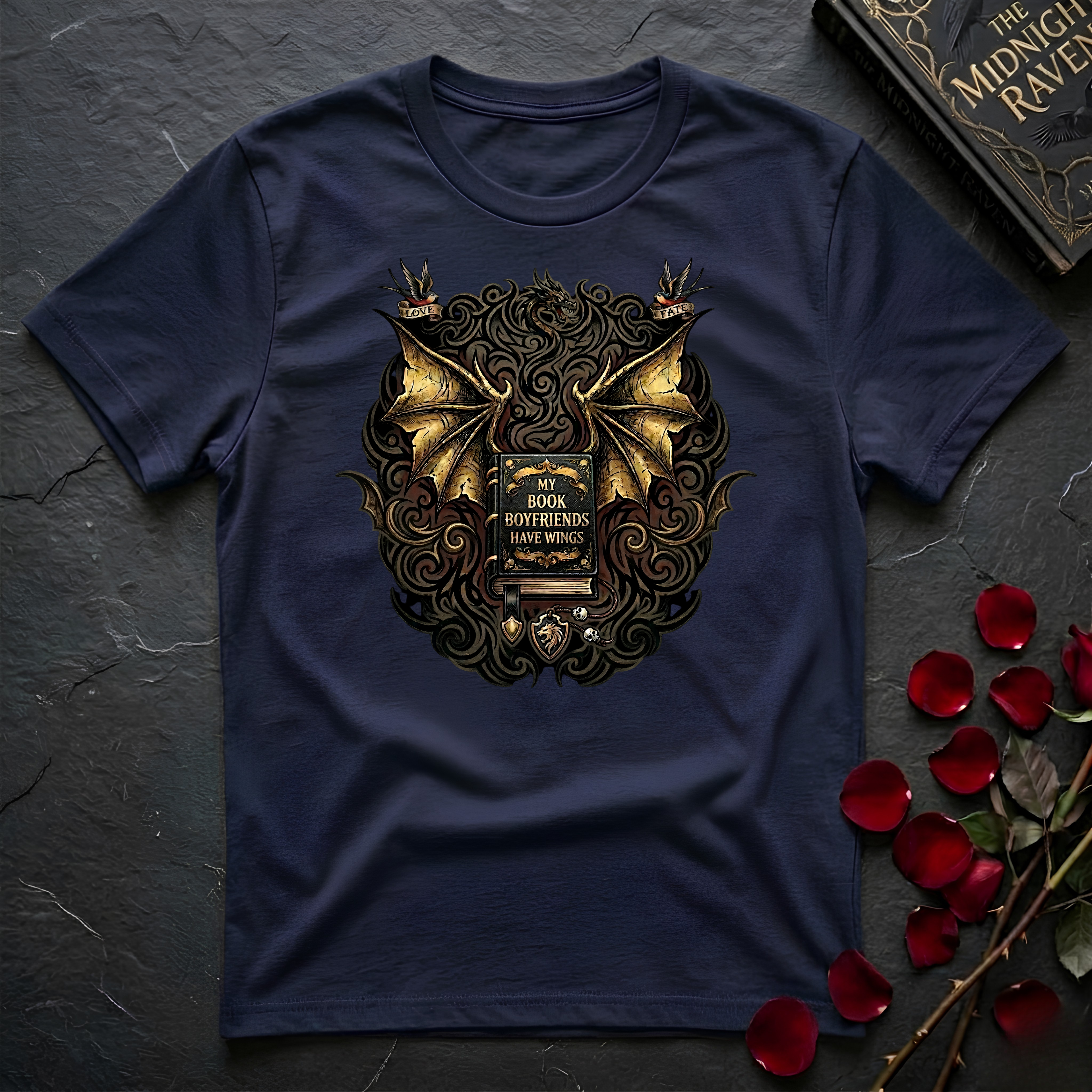 My Book Boyfriends Have Wings T-Shirt