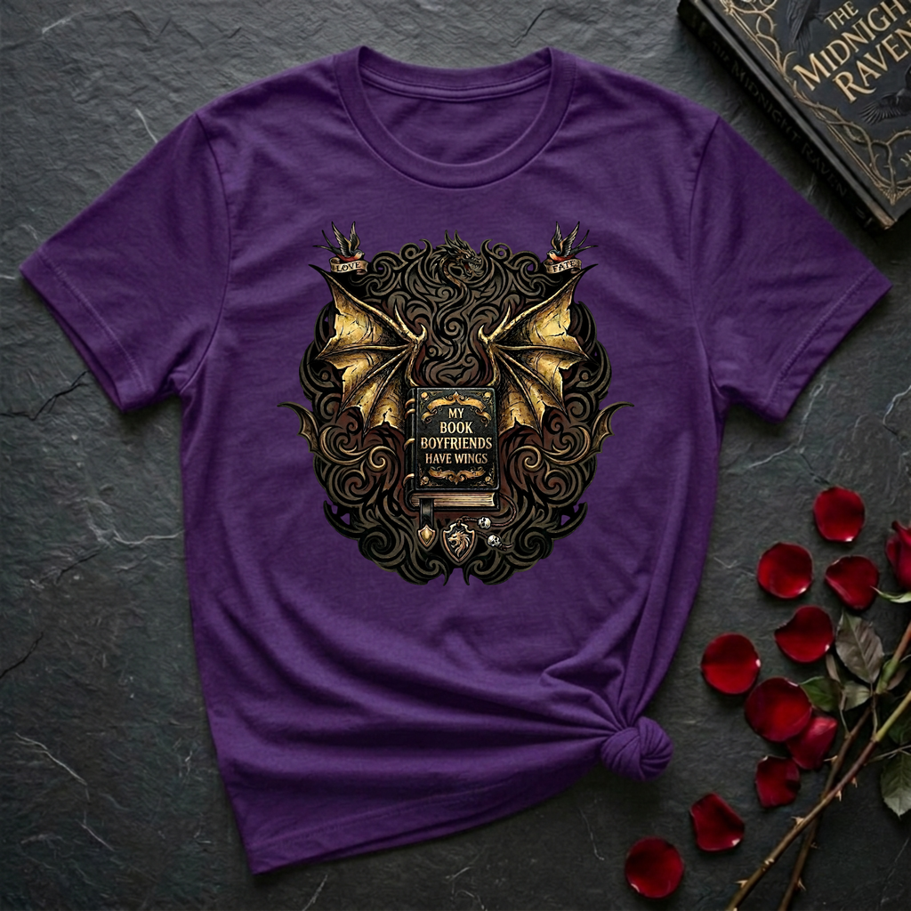 My Book Boyfriends Have Wings T-Shirt