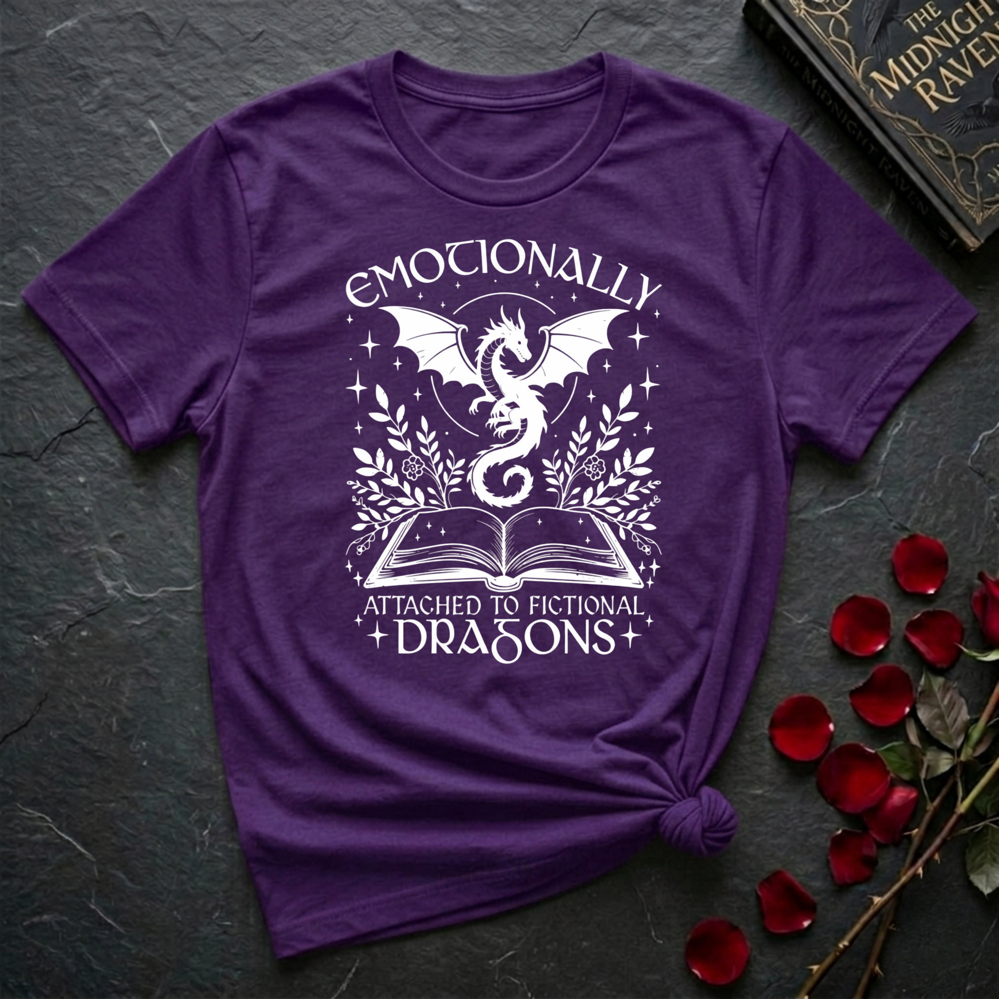 Emotionally Attached To Fictional Dragons T-Shirt