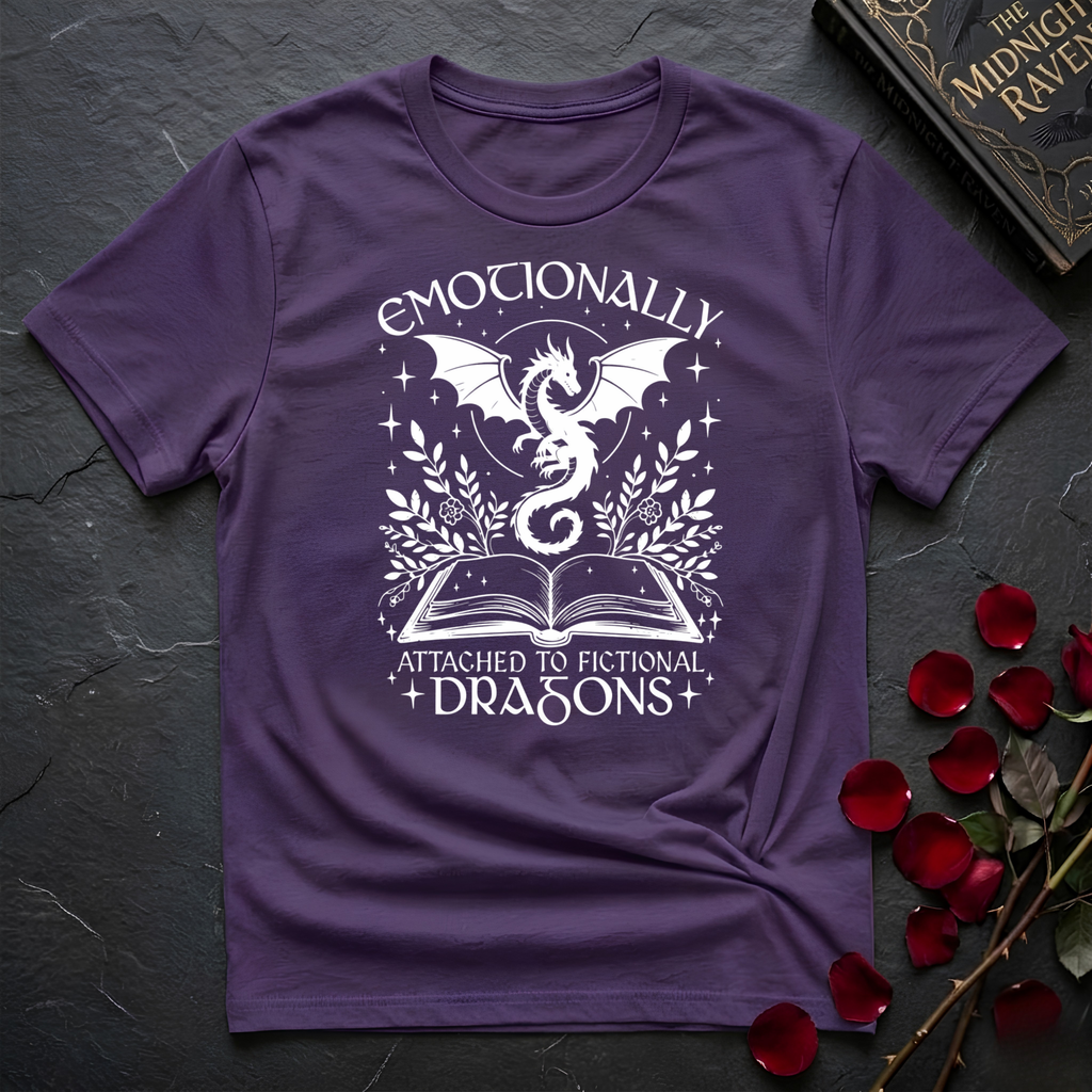 Emotionally Attached To Fictional Dragons T-Shirt